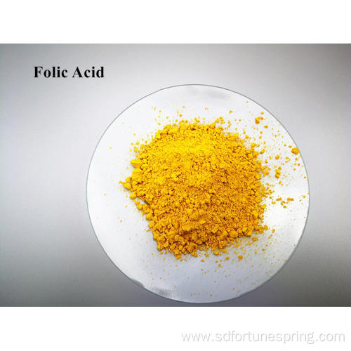 Folic Acid food grade CAS: 59-30-3
